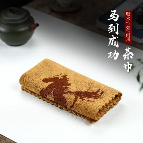 Two 】 tea towel water thickening sets of kung fu tea tea tea tray accessories success tea towel