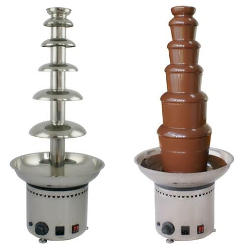 Free Shipping 110v 220v Electric 82cm 6 Tiers Chocolate Fountain Fondue