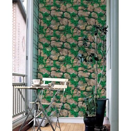 45x100cm Adhesive Paste Stone Wall Stickers PVC Sticker on the Wall Living Bedroom Hallway Art Decals Home Decoration SA-1010