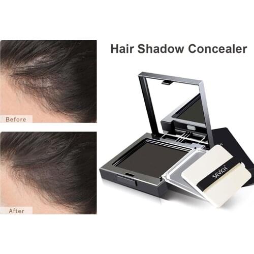 Hair Root Concealer Hair Fluffy Powder Instantly Concealer Black Root Cover Up Natural Instant Coverage Hair Line Shadow Powder