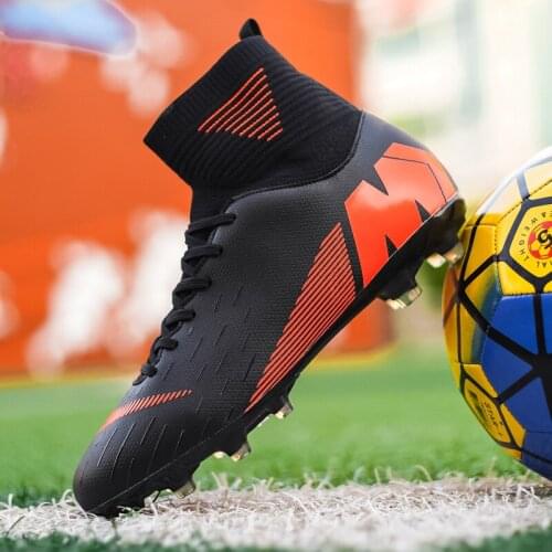 Lightweight Outdoor Soccer Shoes Men Women Sneakers Boys Girls Training Soccer Cleat Non-Slip Football Boots Sports Shoes