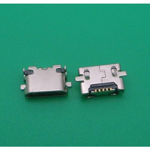 50pcs Mini micro usb Connector charging port charge socket power plug dock for Nokia 502 Asha Dual Sim, X2 Dual Sim 5 pin type-B
