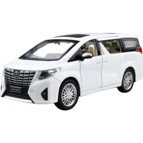 1/29 ALPHARD MPV Sound Pull back light Diecast Scale MODEL CAR Toys for kids Gifts
