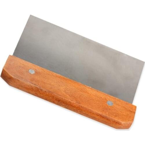 Soap Cutter Straight Stainless Wax Dough Slicer Wooden Handle for Soaps Making TS1 Cut soap vegetable wax or cake
