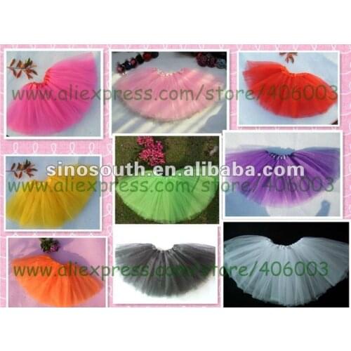 Wholesale children princess ballet dance tulle tutu skirts for kids tutu skirt lot free shipping