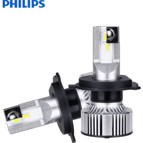 Philips H4 LED G2 LED Lamps H4 led headlight Ultinon Essential Auto bulbs 6500K White High low beam Fog Lamps Car bulbs (2 Pack)