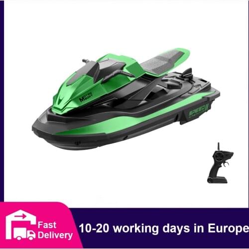 JJRC S9 RC Boat 1:14 Scale Remote Control Boats for Pools and Lakes 10km/h 2.4GHz Racing Boats Low Battery Alarm Toys for Boys