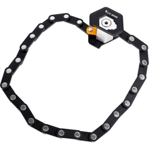 Foldable Bike Lock MTB Road Bicycle Hamburg Lock High Security Anti-Theft Scooter Electric E-Bike Chain Lock