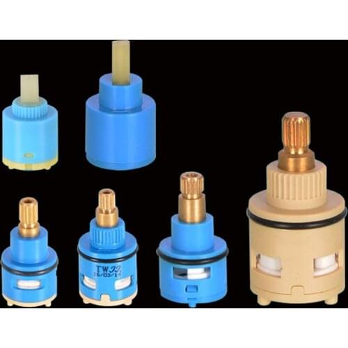 Unique Design Brass Lever Faucets Cartridge Mixers & Taps Valve Ceramic Plate Spool Mixer Kitchen Faucet Accessories