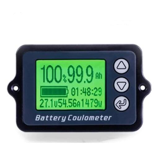 80V 50A/100A/350A Battery Capacity Tester Indicator Monitor Checker Meter For 12V/24/36/48/60/72V Li-ion Lipo LiFePO4 Lead-acid