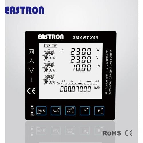 Smart X96-1 Three Phase Panel Mounted Multi-function Power Panel Meter