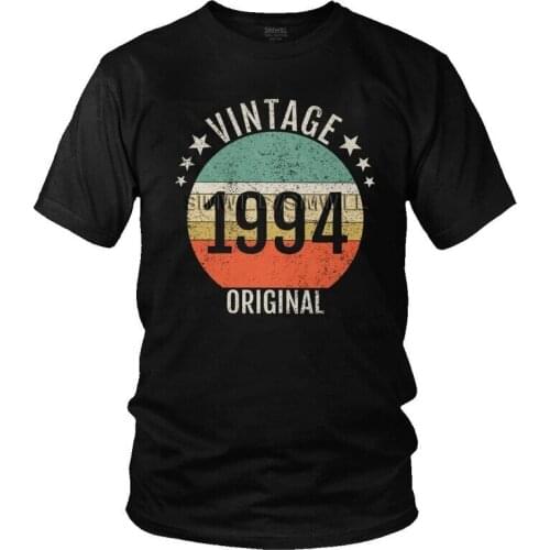 Vintage Legends Are Born In 1994 T-Shirts Men Graphic T Shirts Short Sleeve 27th Birthday Tshirt Cotton Tees Top Clothing
