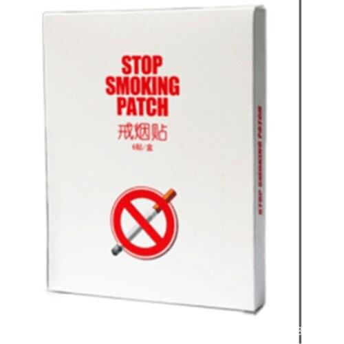 10PCS/ 1box Stop Smoking Patch stickers 5*5 size Smoking Cessation Patch Control Quit Smoking Stickers Healthy Life