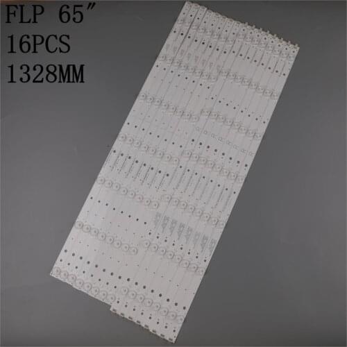 16pcs LED strip LB-PC3030-GJD2P5658X14UHD-L-H/LB-PC3030-GJD2P5658X14UHD-R-H 65ADM2-L 65ADM2-R 65PUS6121 65PUF6656 TPT650UA