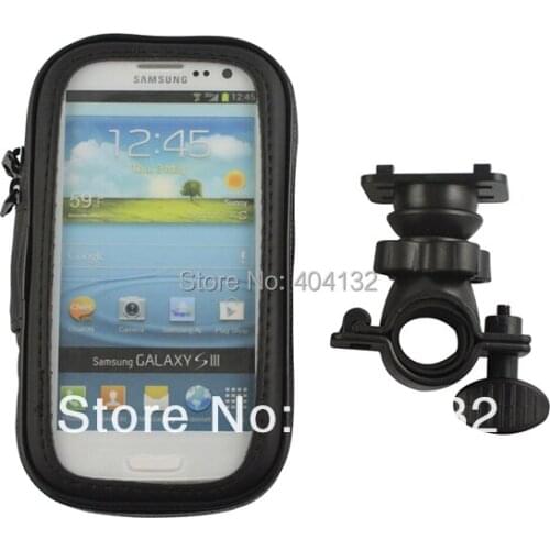 200PCS Universal Phone Holder Bike Waterproof Case For Samsung Galaxy S4 i9500/ S3 I9300 Bicycle Bag