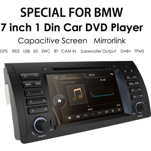 Car Radio DVD For BMW E39 E53 5 X5 M5 E38 1996-2003 Car AutoRadio GPS Navi Stereo USB RDS DAB Multimedia Audio Player EQ RDS