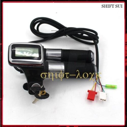 Free Shipping LCD Switch Handle Display Switch Handle Gear High And Low Speed Night Light 60V For Citycoco Electric Scooter
