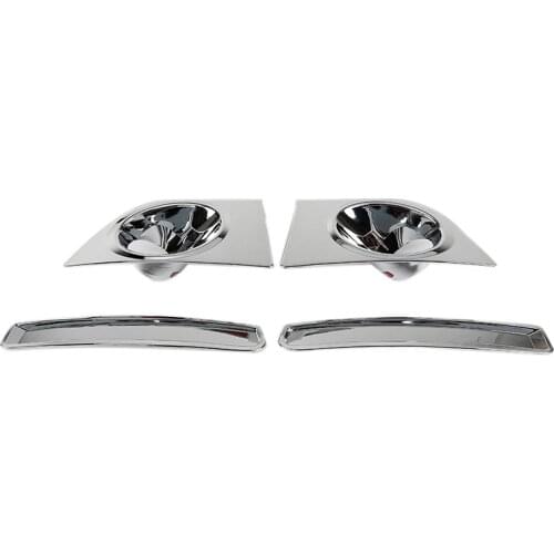 Front Fog Light Lamp Decor Cover Trim Bezels for Ford Mustang 2010 2011 2012 2013 2014 Accessories