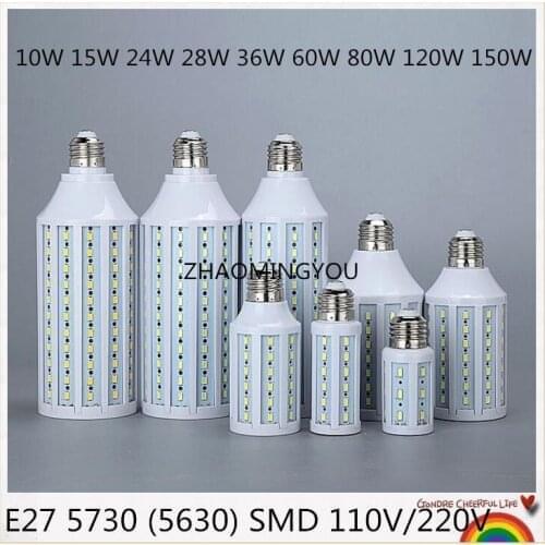 E27 B22 E40 E14 LED Lamp 110V 220V Light Bulb LED 10W~150W 5730SMD Corn Bulb Energy Saving Lamp For Home Decoration Light