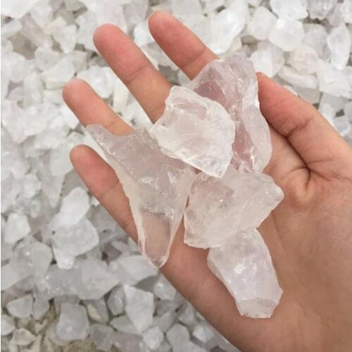 Natural White Clear Stones and minerals 15~50 mm