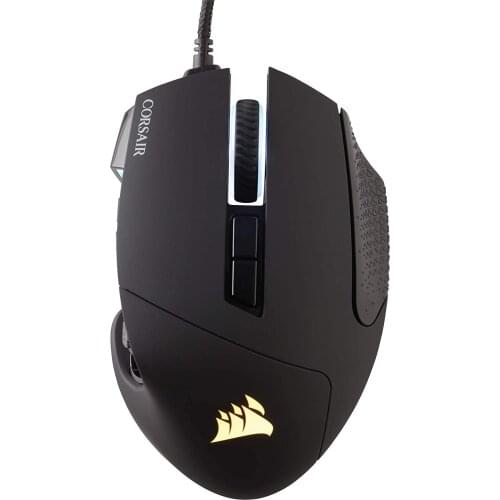 Corsair Scimitar ELITE RGB Optical MOBA/MMO Gaming Mouse 18000 DPI Optical Sensor 17 Programmable Buttons 4Zone RGB Multi-Colour