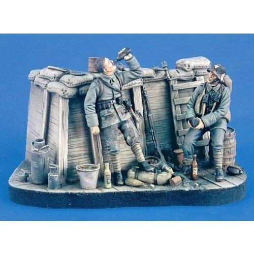 1/35 Resin Figure Model Kit Unassambled Unpainted//1087(with base)
