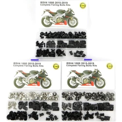 Fit For Aprilia RSV4 2015 2016 2017 2018 Motorcycle Complete Full Fairing Bolts Kit Bodywork Screw Speed Nut Fairing Clips Kit