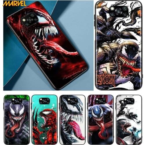Venom Marvel cool for Xiaomi Poco X3 NFC X2 M3 M2 F2 F3 Pro C3 F1 A2 Lite Mix3 Play Silicone Soft Black Phone Case