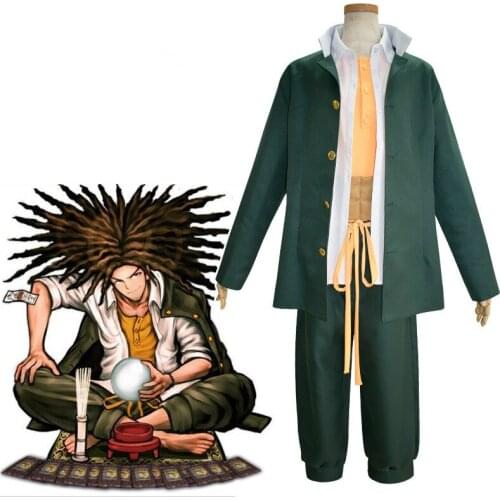 New Danganronpa: Trigger Happy Havoc Cosplay Yasuhiro Hagakure Costume Full Sets Unisex Halloween Party Show Outfits C171M139