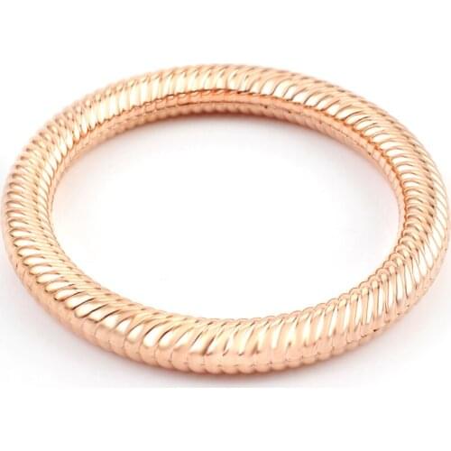 Punk Women Jewelry Accesories 10mm Rose red Bracelet Bangle 316L Stainless Steel waterproof Bangles Factory Wholesale Gift