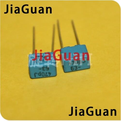 20PCS NEW EVOX PFR5 470PF 63V P5MM MKP 471 film EVOX-RIFA PFR 470p 470pf/63v 0.00047UF 63VDC 471/63V