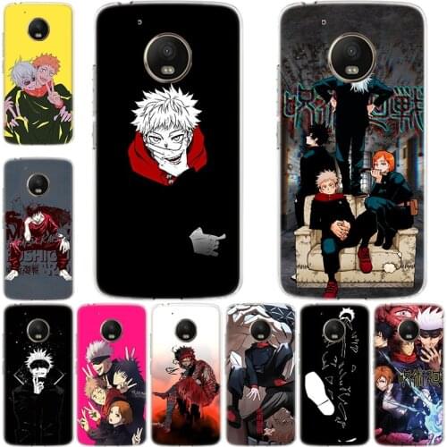 Hot Jujitsu Kaisen Animation Phone Case For Motorola Moto G9 G7 G8 Power E6 E5 G6 G5 G5S EU Plus Play One Action Cover