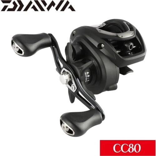 DAIWA CC80 Baitcasting Fishing Reel 4+1BB Gear Ratio 7.5:1 Max Drag 7kg cc80hs/cc80hsl