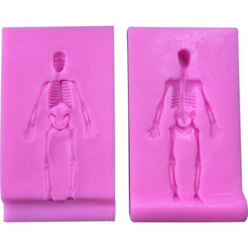 Skull Cross Fondant Cake Silicone Mold Soap Mold 0553