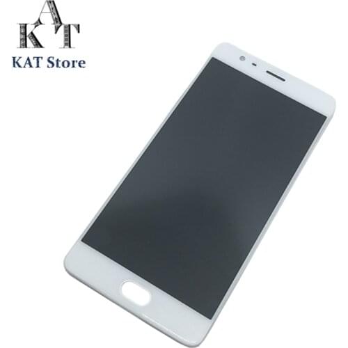 KAT LCD Screen Replacement For Oneplus 3 A3000 1+3 One Plus 3T A3003 LCD Display Touch Screen With Frame Quality Guarantee