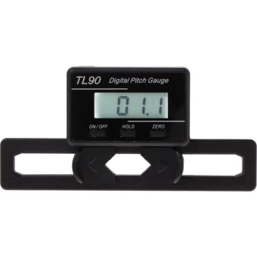 TL90 Digital Pitch Gauge LCD Backlight Display Blades Angle Measurement Tool
