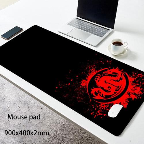 Extended Mouse Pad Anime Dragon Large Gaming Mouse Pad- Computer Keyboard Mouse Mat Mousepad Rubber Base keyboard mouse pad