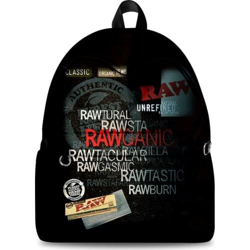 3D GANIC Men Oxford Waterproof Backpack Women Streetwear Laptop Backpack Children Boys Girls Outdoor Schoolbag