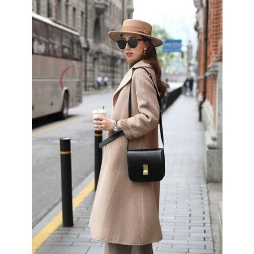 100% Real Wool Coat Female Korean Long Jackets 2020 Winter Jacket Women Double Side Woolen Coats Casaco Feminino MY3976