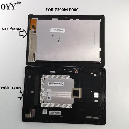 10.1 inch For ASUS ZenPad 10 Z300M P00C LCD Display Matrix Touch Screen Digitizer Assembly with frame p00c Z300MX