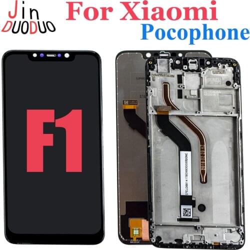 6.18'' For Xiaomi Pocophone F1 LCD Display Touch Screen Digitizer Assembly For Xiaomi POCO F1 LCD