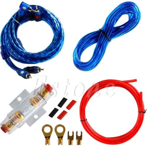 1 PC 8GA FUSE Car Audio Subwoofer Sub Amplifier AMP Wiring Kit Power Cable