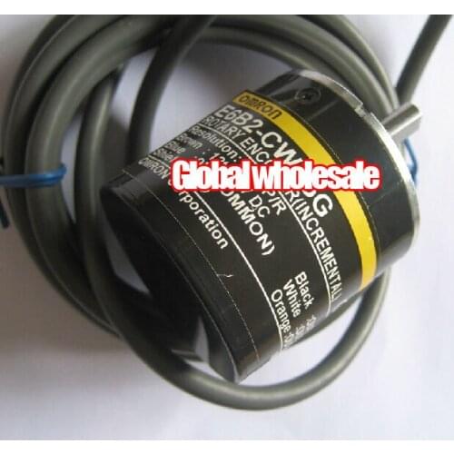1pcs E6B2-CWZ5G 500P encoder For Omron / robot mini incremental rotary encoder / 500 line encoder PLC machine tool