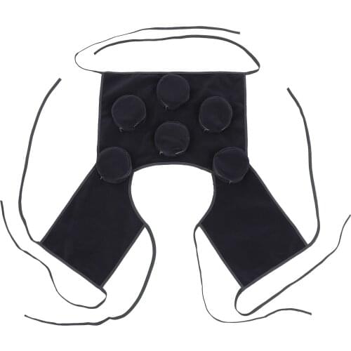 1pc Moxibustion Box Cover Neck and Shoulder Moxa Case Cloth Cover (Black)