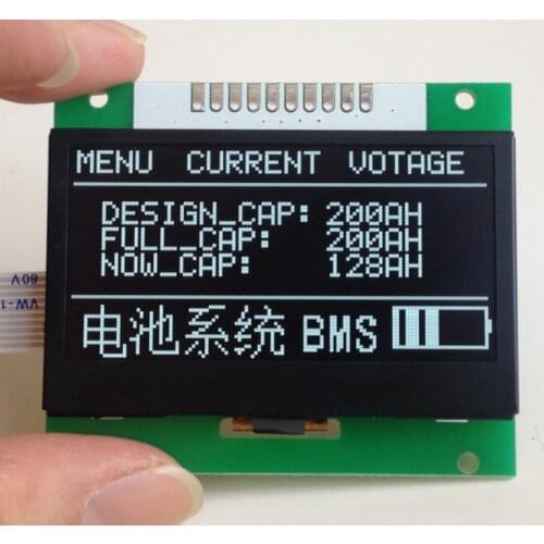 2.4 inch 128*64 yellow green white blue OLED display screen module with PCB board adapter 10 pin 3.3V SSD1309 drive IC 10 pin