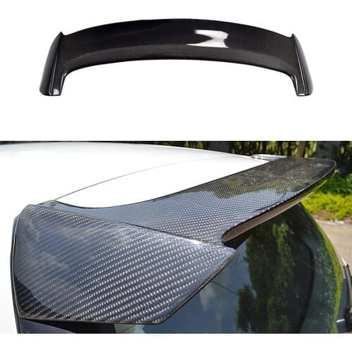 MK7 A style Carbon Fiber Car Rear Roof Spoiler Wing Lip for Volkswagen Golf 7 MK7 Standard Rline 2014 2015 2016 2017
