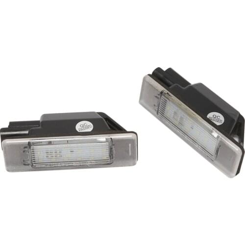 Car LED License Plate Light Number Plate Lamp for Peugeot 308 II 2 MK2 3008 II 208 2008 207 CC Car Accessories
