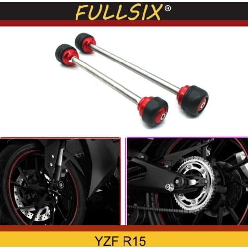 For YAMAHA YZF R15 V3 V3.0 VVA 2017 2018 2019 Motorcycle Accessories Front Wheel / Rear Wheel Axle Protection Falling Protection