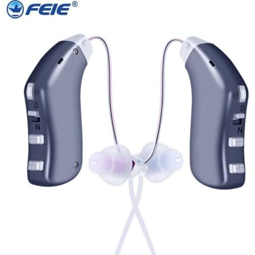Double Rechargeable Hearing Aid Mini Ear Amplifier Better Than Siemens Digital Hearing Aids BTE Elderly Hearing Amplifier