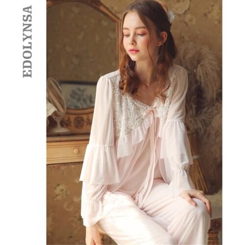 Женские пижамы EDOLYNSA China At AliExpress